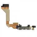 iPhone 4 charging port flex cable with mic [White]