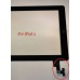 iPad 2 touch screen with home button assembly and adhesive tape attached [Black] 