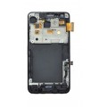 Samsung Galaxy S2 i9100 LCD and touch screen assembly with frame [Black]