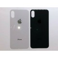 iPhone XS Max Back Cover Glass with Big hole Aftermarket [White]