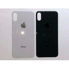 iPhone XS Max Back Cover Glass with Big hole Aftermarket [White]
