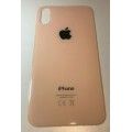 iPhone XS Max Back Cover Glass with Big hole Aftermarket [Gold]