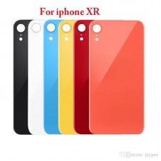 iPhone XR Back Cover Glass with Big hole Aftermarket [Red]