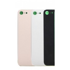 iPhone 8 Back Cover Glass with Big hole Aftermarket [White]