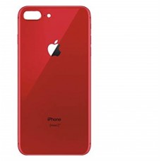 iPhone 8 Plus Back Cover Glass with Bigger hole [Aftermarket] [Red]