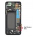 Samsung Galaxy A8 SM-A530F 2018 LCD and Touch Screen Asembly with frame [with Big Vibrator hole][Black][Refurb]
