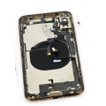 iPhone XS Housing with Back Glass, Charging Port and Power Volume Flex Cable [White][Aftermarket]