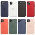 Luxury Silicone Cover Ultra-Thin Back Case For iPhone 11 [Dark Blue]