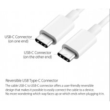 Apple iPhone USB Type C to USB Type C Fast Charging Cable 1M [High Quality][White]