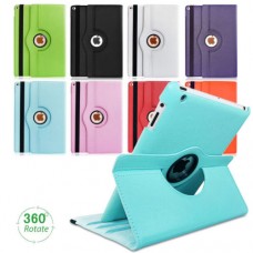 360 Rotate Color Leather Case For iPad 10.2" [Red]