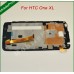 HTC One XL LCD and touch screen assembly with frame [Sharp Version]