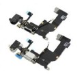 iPhone 5S charging port and handsfree port flex cable [White]