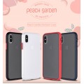 Mercury Goospery Peach Garden Bumper Case for iPhone 11 Pro Max 6.5 [White / Red]
