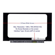 14.0" HD (1366x768) Slim 30 Pin Narrow Laptop Screen without Brackets B140XTN07.2; N140BGA-EB4