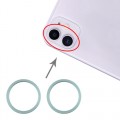 2PC Rear Camera Glass Lens Metal Protector Hoop Ring only for iPhone 11 [Green]