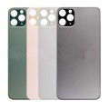 iPhone 11 Pro Back Cover Glass with Big hole Aftermarket [Silver]