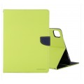 Mercury Goospery Fancy Diary Case For iPad Pro 12.9 4th Gen (2020) / 5th Gen (2021) [Lime]