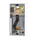 Samsung Galaxy Note 10 Plus OLED and Touch Screen Assembly with frame [Silver]