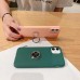 Slide Camera Lens Protection Kickstand Soft Case for iPhone 6/7/8/SE [Light Blue]