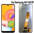 Samsung Galaxy A01 SM-A015 PLS and Touch Screen Assembly {Flex Cable Narrow} [Black]