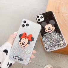 Bling Glitter Minnie Soft TPU Case for iPhone XR [Clear]