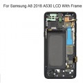 Samsung Galaxy A8 SM-A530F 2018 LCD and Touch Screen Asembly with frame [Gold]