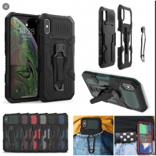 i-Crystal Mecha Warrior Back Clip Series Case For Samsung S20P [Grey]