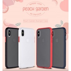Mercury Goospery Peach Garden Bumper Case for iPhone 6/7/8/ SE 2020 [Black/Red]
