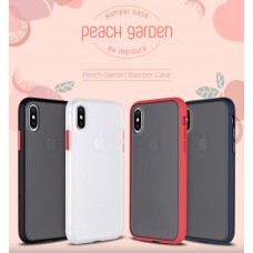 Mercury Goospery Peach Garden Bumper Case for iPhone 6+/7+/8+ [Red/Red]