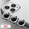 3PC Rear Camera Lens set for iPhone 11 Pro / 11 Pro Max [Silver]
