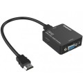 Simplecom CM102 HDMI to VGA + Audio 3.5mm Stereo Converter