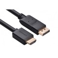 UGREEN DP male to HDMI male cable 2M black