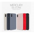 Mercury Goospery Mercury Silicone Case for iPhone 12 Mini (5.4") [Red]