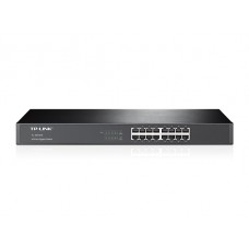TP-Link TL-SG1016D 16-Port Gigabit Desktop/Rackmount Unmanaged Switch Supports MAC Plug & play 32Gbps Switching Capacity