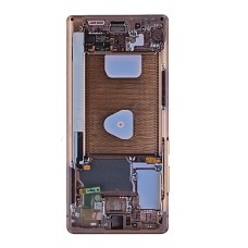 Samsung Galaxy Note 20 5G OLED and Touch Screen Assembly with frame [Mystic Bronze][Refurb]