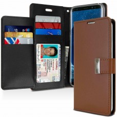 Mercury Goospery Rich Diary  Case for iPhone 12 / 12 Pro (6.1")  [Brown]