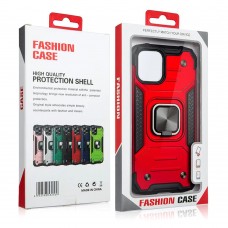 Kemeng Portable Kickstand Armor Case For iPhone 12 /12 Pro 6.1" [Red]