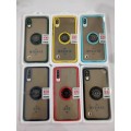 Skin Touch Feel Case with Ring Holder For iPhone 12 /12 Pro 6.1" [Red]