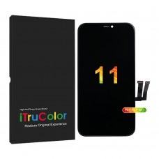 iPhone 11 (6.1") LCD and Touch Screen Assembly [High-End Aftermarket][iTruColor][Incell] [Black][100% warranty]
