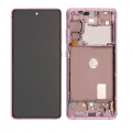 Samsung Galaxy S20 FE 5G OLED and Touch Screen Assembly with frame [Cloud Lavender]