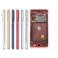 Samsung Galaxy S20 FE 5G OLED and Touch Screen Assembly with frame [Cloud Lavender]