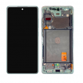 Samsung Galaxy S20 FE 5G OLED and Touch Screen Assembly with frame [Cloud Mint][Refurb]