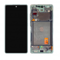 Samsung Galaxy S20 FE 5G OLED and Touch Screen Assembly with frame [Cloud Mint]