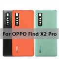 Oppo Find X2 Pro Back cover with lens [Leather Orange]