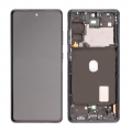 Samsung Galaxy S20 FE 5G OLED and Touch Screen Assembly with frame [Cloud Navy][Refurb]