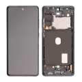 Samsung Galaxy S20 FE 5G OLED and Touch Screen Assembly with frame [Black Cloud Navy][Refurb]