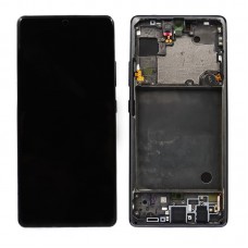 Samsung Galaxy A71 5G SM-A716 OLED and Touch Screen Assembly with frame [Prism Cube Black]