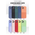 Silicone Card Holder Pocked Case For iPhone 12 6.1" [Sand Pink]
