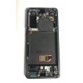Samsung Galaxy S21 OLED and Touch Screen Assembly with frame [Phantom Gray]