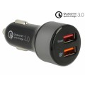 Smart  Car Faster Charger Adapter 2 USB Output 3.0A